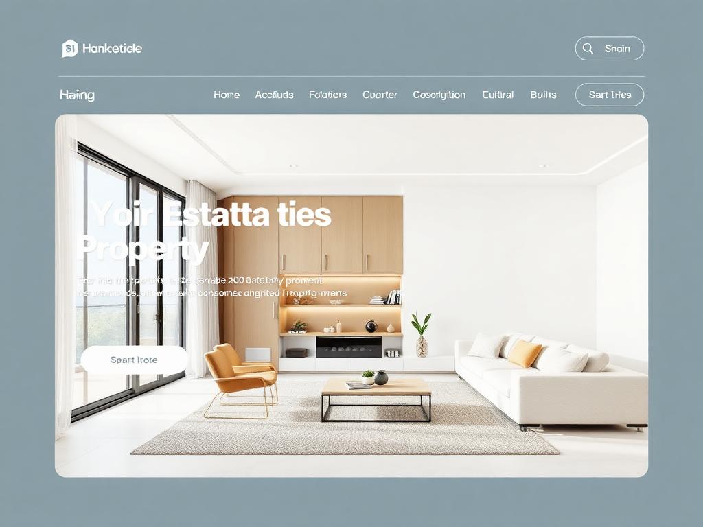 Delta Property project mockup